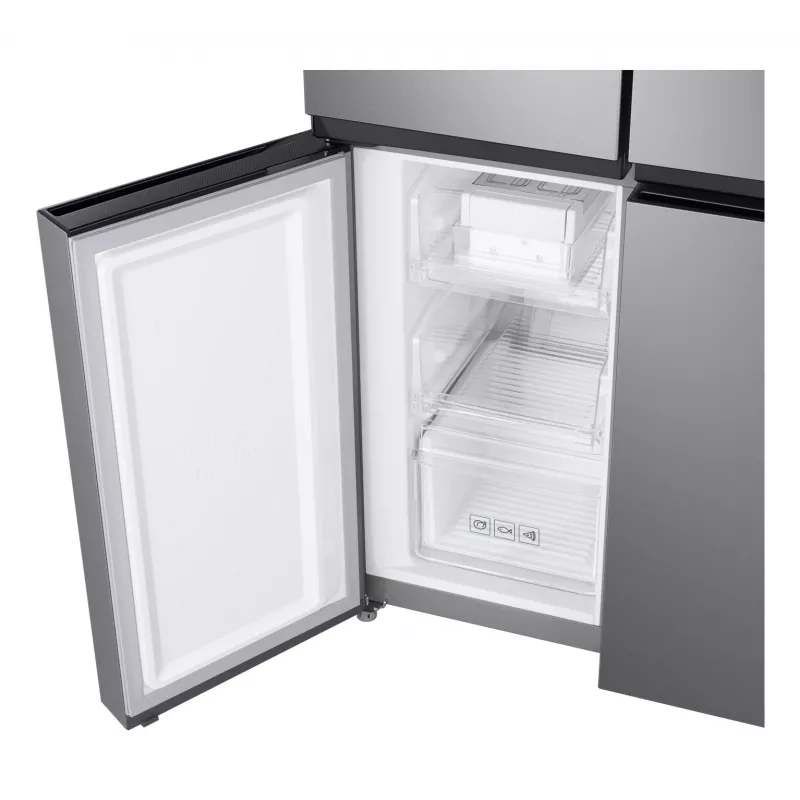 Samsung RF48A400EM9 Side-by-Side Kühlschrank freistehend 488 L Silber
