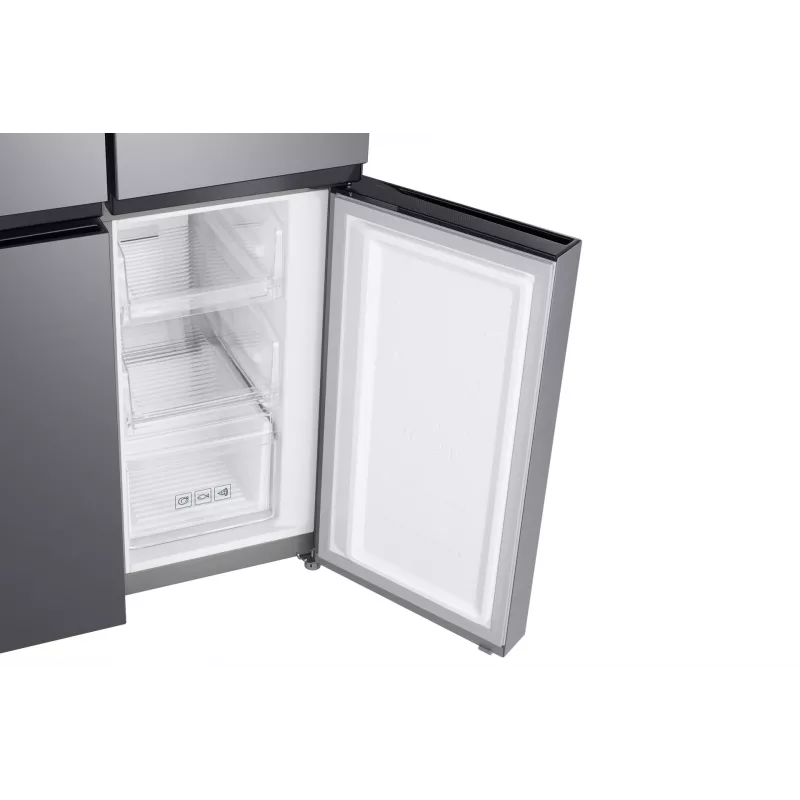 Samsung RF48A400EM9 Side-by-Side Kühlschrank freistehend 488 L Silber