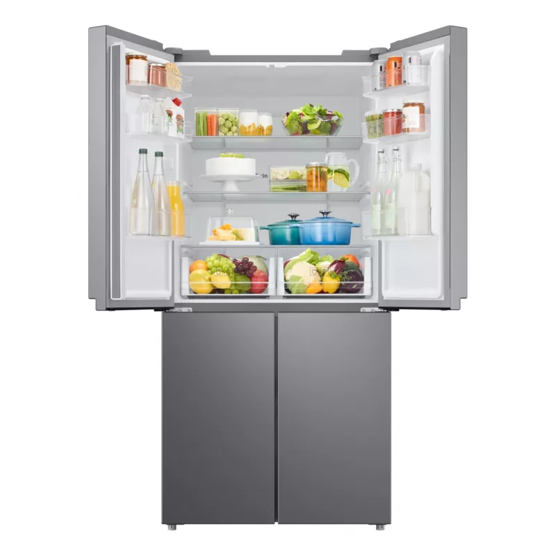 Samsung RF48A400EM9 Side-by-Side Kühlschrank freistehend 488 L Silber