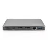 DIGITUS Dockingstation USB-C – 2x USB Typ-C / 2x USB 3.0 10 Gbit/s / USB 3.0 5 Gbit/s / 2x DP / GbE / Micro-SD / SD / 3,5 mm – 60 W USB Power Delivery