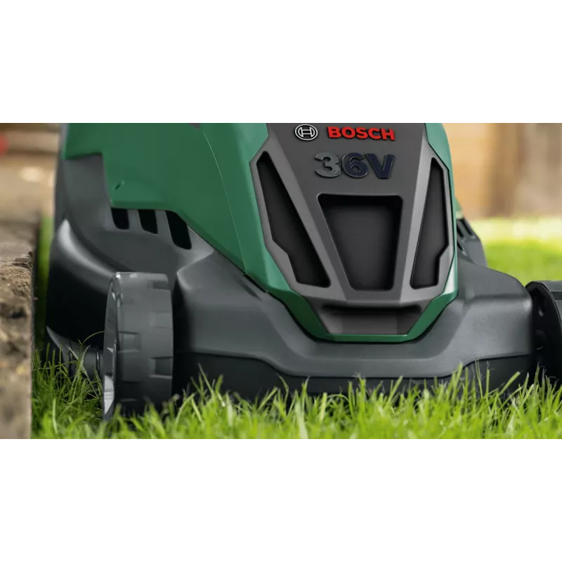 Bosch AdvancedRotak Walk behind lawn mower Batterie Grün