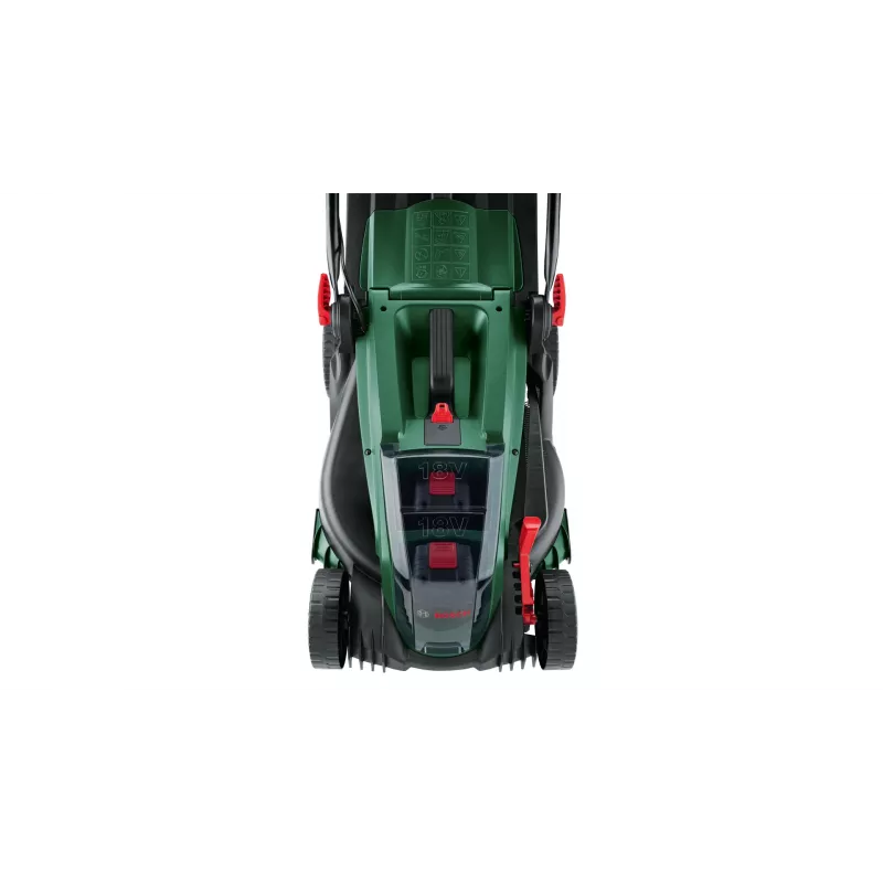 Bosch 37-550 Rasenmäher mit Radantrieb Akku Schwarz, Grün