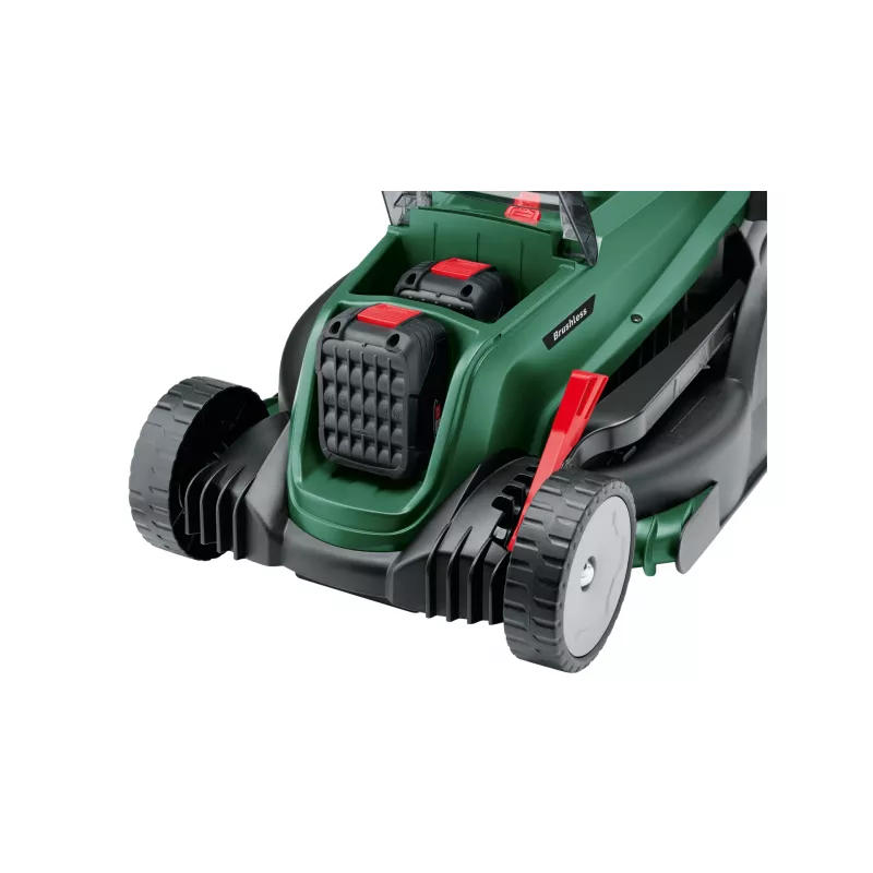 Bosch 37-550 Rasenmäher mit Radantrieb Akku Schwarz, Grün