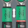 Wera 05075832001 Safe-Torque A 2 Set 1 Drehmomentschlüssel-Set mit Ratschenfunktion, 23-teilig, 1/4" Sechskant, 2–12 Nm, schwarz/grün