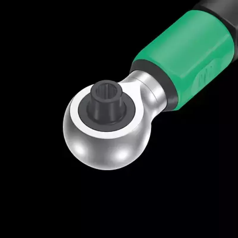 Wera 05075832001 Safe-Torque A 2 Set 1 Drehmomentschlüssel-Set mit Ratschenfunktion, 23-teilig, 1/4" Sechskant, 2–12 Nm, schwarz/grün