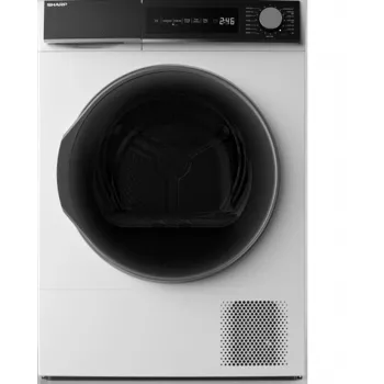 Sharp KD-NHH8S8GW3 Wäschetrockner Freistehend Frontlader 8 kg Weiß