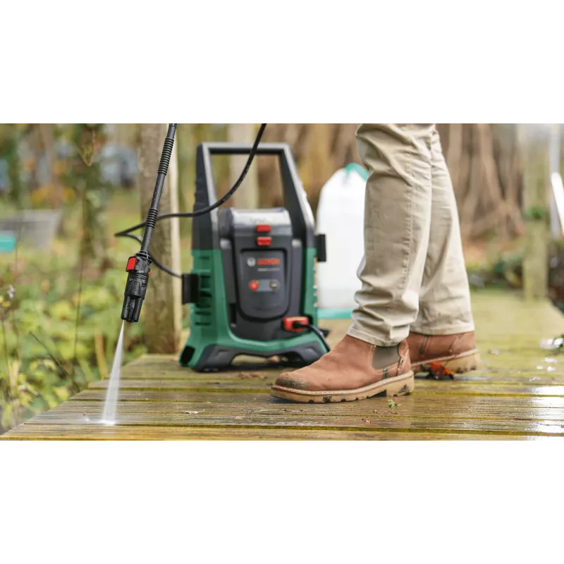 Kabelloser Hochdruckreiniger Bosch UniversalAquatak 36V-100 — Selbstansaug-Set, POWER FOR ALL Akkusystem