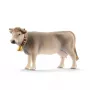 schleich FARM WORLD Braunvieh-Kuh, 3 Jahre, Bauernhof, Bauernhoftiere / Bauernhofspielzeug, Mehrfarbig, Kunststoff, 1 Stück