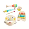 Mattel Musik-Geschenkset mit Holzinstrumenten für Kleinkinder