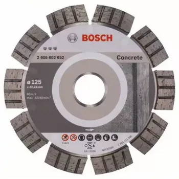 Bosch Best for Concrete Diamant-Trennscheibe, 125 x 22,23 mm, 2608602652