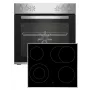 Beko BBUE12020X Kochgeräte-Set Keramik-Kochfeld Elektro