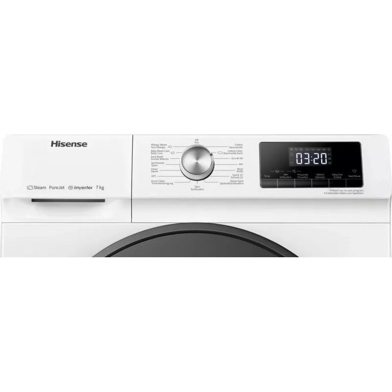 Hisense WFQA7014EVJM Waschmaschine Frontlader 7 kg 1310 U/min Weiß