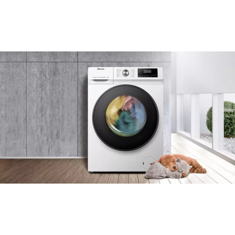 Hisense WFQA7014EVJM Waschmaschine Frontlader 7 kg 1310 U/min Weiß