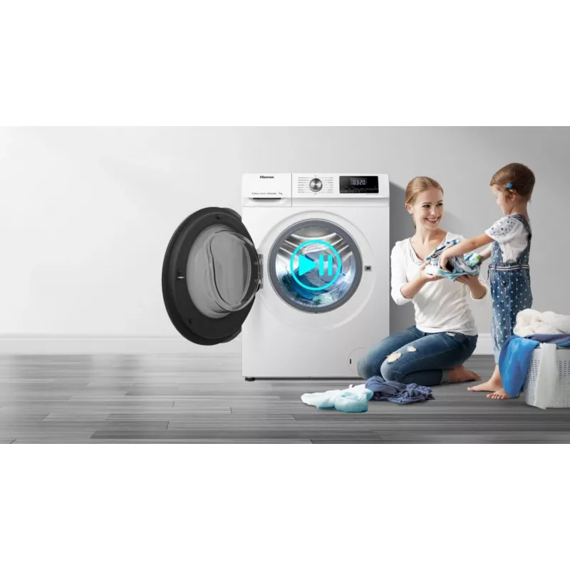Hisense WFQA7014EVJM Waschmaschine Frontlader 7 kg 1310 U/min Weiß