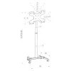 Signage Display-Halterung Hagor 1983 139,7 cm (55 Zoll) Schwarz