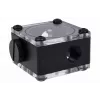 Alphacool Eisfluegel Durchflussanzeiger G1/4, quadratisch, Acetal, schwarz