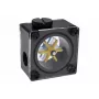 Alphacool Eisfluegel Durchflussanzeiger G1/4, quadratisch, Acetal, schwarz