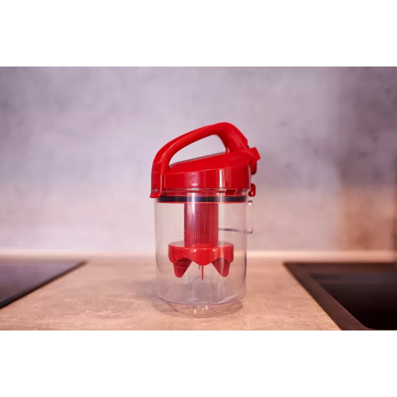 Rowenta Swift Power Cyclonic RO2913 beutelloser Bodenstaubsauger, 3-stufige Filtration, rot