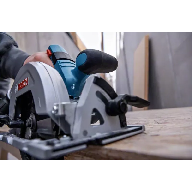 Bosch GKS 18V-57-2 Professional Akku-Handkreissäge, 18 V, 165 mm, ohne Akku, blau/schwarz