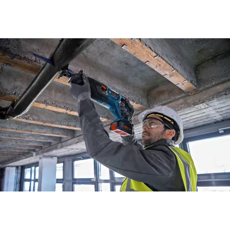 Bosch GSA 18V-28 Professional BITURBO Akku-Säbelsäge, 18 V, 28 mm Hub, ohne Akku, L-BOXX, blau/schwarz