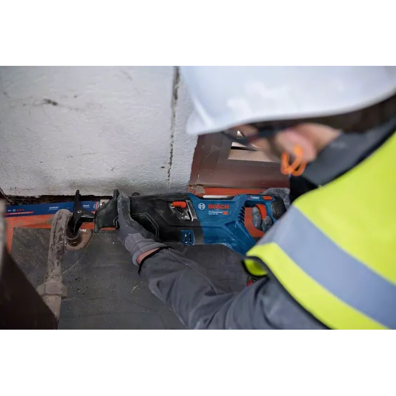 Bosch GSA 18V-28 Professional BITURBO Akku-Säbelsäge, 18 V, 28 mm Hub, ohne Akku, L-BOXX, blau/schwarz