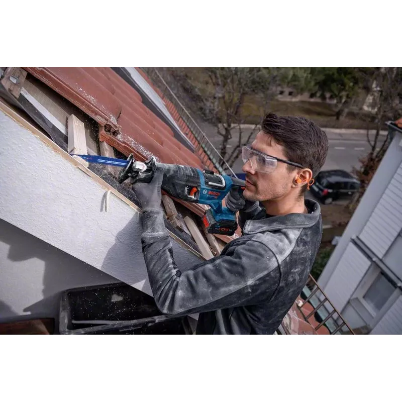 Bosch GSA 18V-28 Professional BITURBO Akku-Säbelsäge, 18 V, 28 mm Hub, ohne Akku, L-BOXX, blau/schwarz