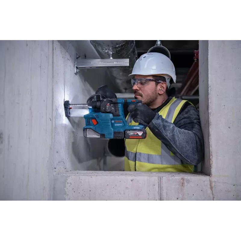 Bosch GDE 18V-12 Professional Akku-Staubabsaugung (Aufsatz) 1600A028H6, blau
