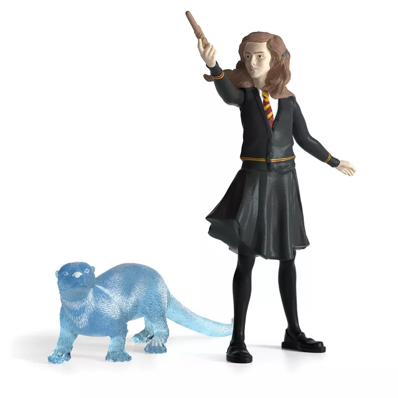 Schleich 42681 Wizarding World Harry Potter Hermine Granger & Patronus, Spielfigur