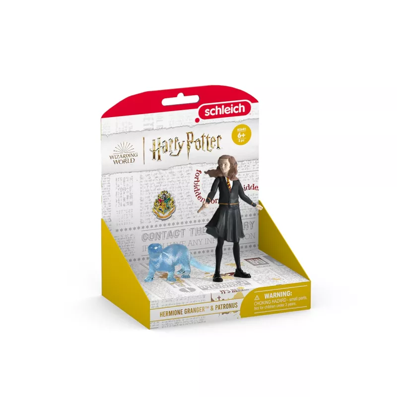 Schleich 42681 Wizarding World Harry Potter Hermine Granger & Patronus, Spielfigur
