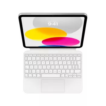 Apple Magic Keyboard Folio für iPad (10. Generation), deutsches Layout, Weiß
