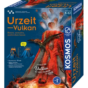 Kosmos Urzeit-Vulkan, Vulkan, Entwicklung, 8 Jahr(e) Kosmos Urzeit-Vulkan. Produkttyp: Vulkan, Thema: Entwicklung, Empfohlenes Alter (mind.): 8 Jahr(e)