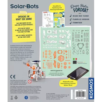 Kosmos Solar Bots, Experimentierkasten, Erneuerbare Energie, 8 Jahr(e)