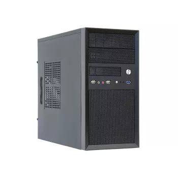 Chieftec CT-01B-350GPB Computergehäuse Mini Tower Schwarz 350 W