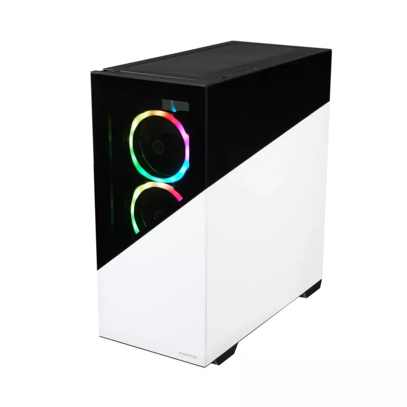 ENERMAX Pc Case - Enermaxk8 ArGB Tempered Glass Mid-tower - White
