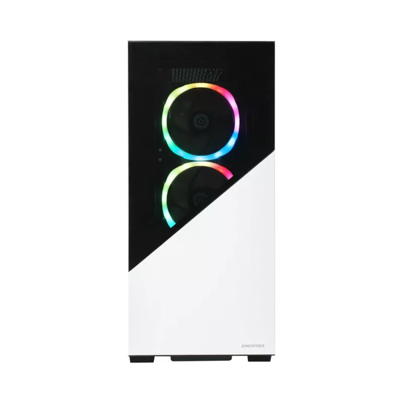 ENERMAX Pc Case - Enermaxk8 ArGB Tempered Glass Mid-tower - White