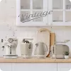 Ariete 583, Vintage Blender mit 1,5 Liter Glaskrug, 4 Edelstahlmesser, 4 Geschwindigkeiten + Puls, 1000 Watt, Beige