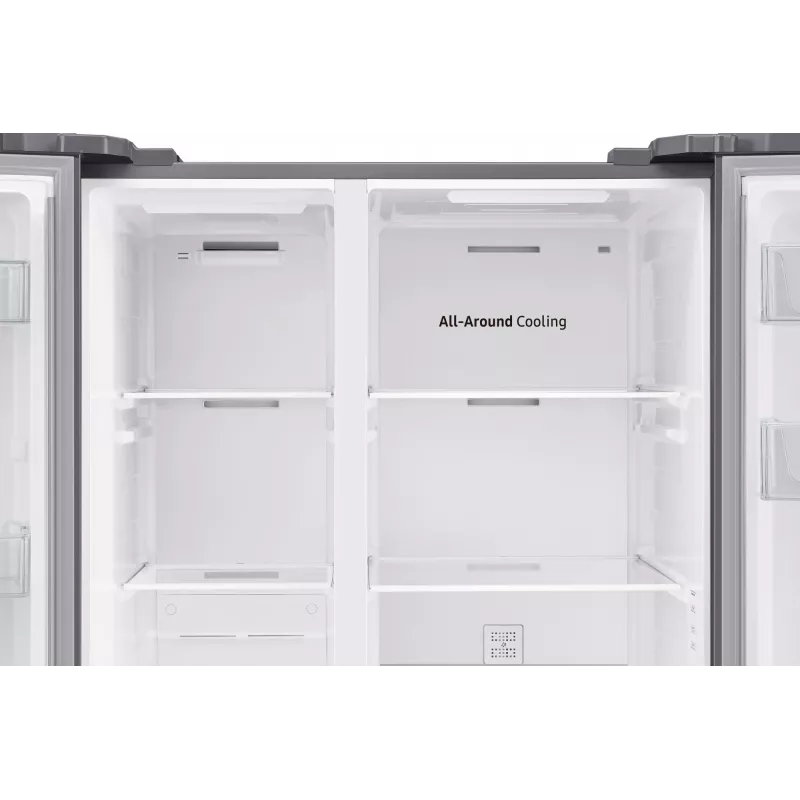 Samsung RS62DG5003S9 Side-by-Side-Kühlschrank, freistehend, 655 l, Edelstahl