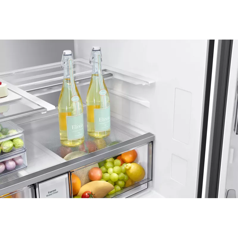 Samsung RF65DG9H0ESR Side-by-Side Kühlschrank freistehend 636 L Edelstahl