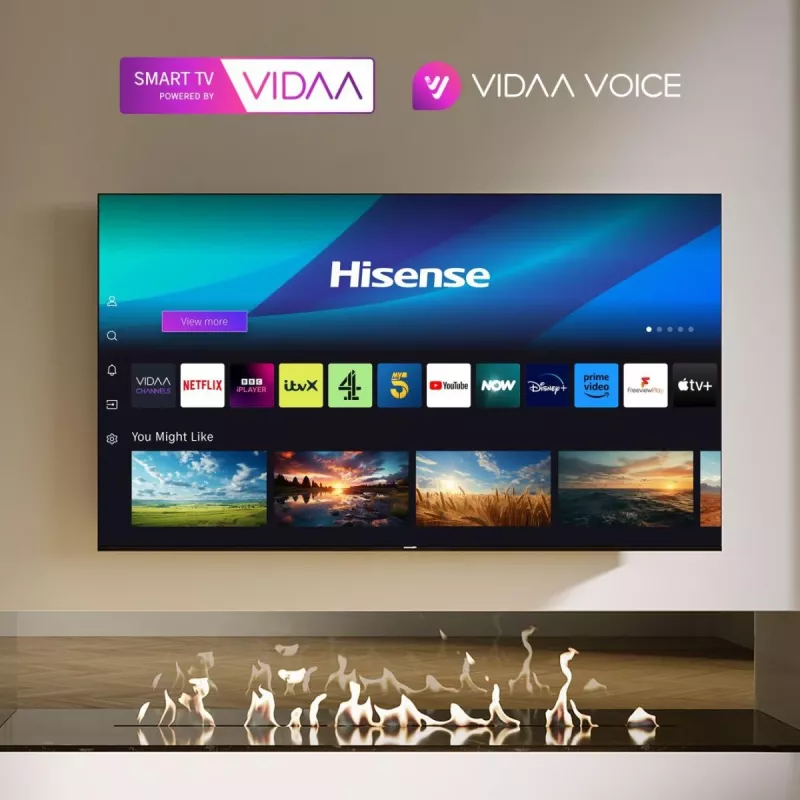 Hisense E6NT 165,1 cm (65 Zoll) 4K Ultra HD Smart TV Wi-Fi Schwarz 300 cd/m²
