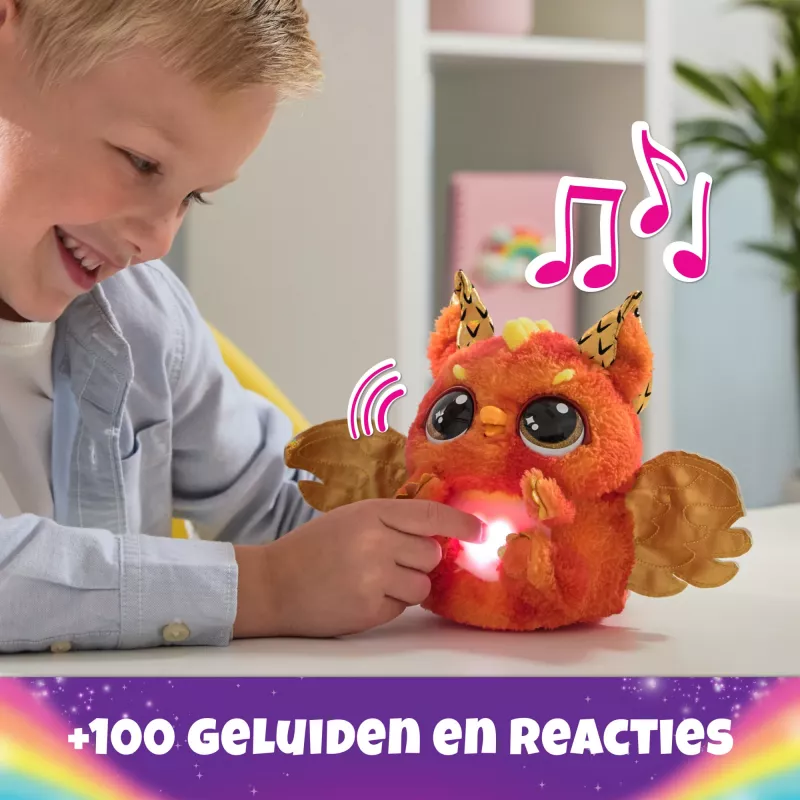 Hatchimals Alive Mystery Hatch Draggle Spinmaster Pink Weiß AA
