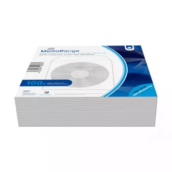 Sleeve Case MediaRange BOX62 optische Disc-Hülle für 1 Disc Weiß