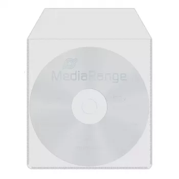 MediaRange BOX64 CD-/DVD-Kunststoffhüllen, transparent, 50 Stück