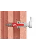 Schraubhaken- und Dübelset Fischer 564169 25 Stück Kunststoff 8 mm