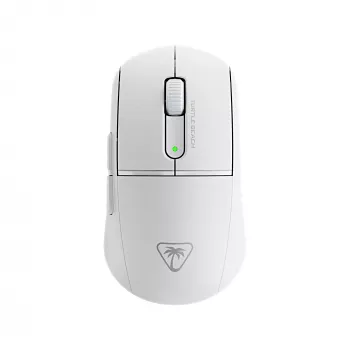 Turtle Beach Burst II Air White – 2.4GHz Wireless Gaming-Maus: 47g Ultraleicht, optische Switches, 26K DPI optischer Sensor, Bluetooth, 120h Akku