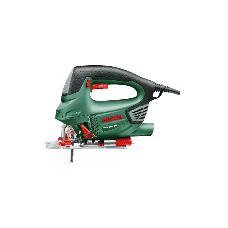 Bosch PST 900 PEL Pendelhubstichsäge, 620 W, 23 mm Hubhöhe, mit Koffer, grün/schwarz