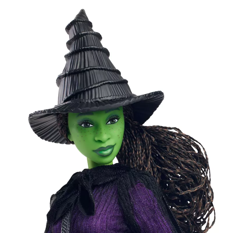 Sammlerpuppe MATTEL Wicked Deluxe Elphaba HXY38 – Charakterfigur, beweglich, detailliertes Kostüm