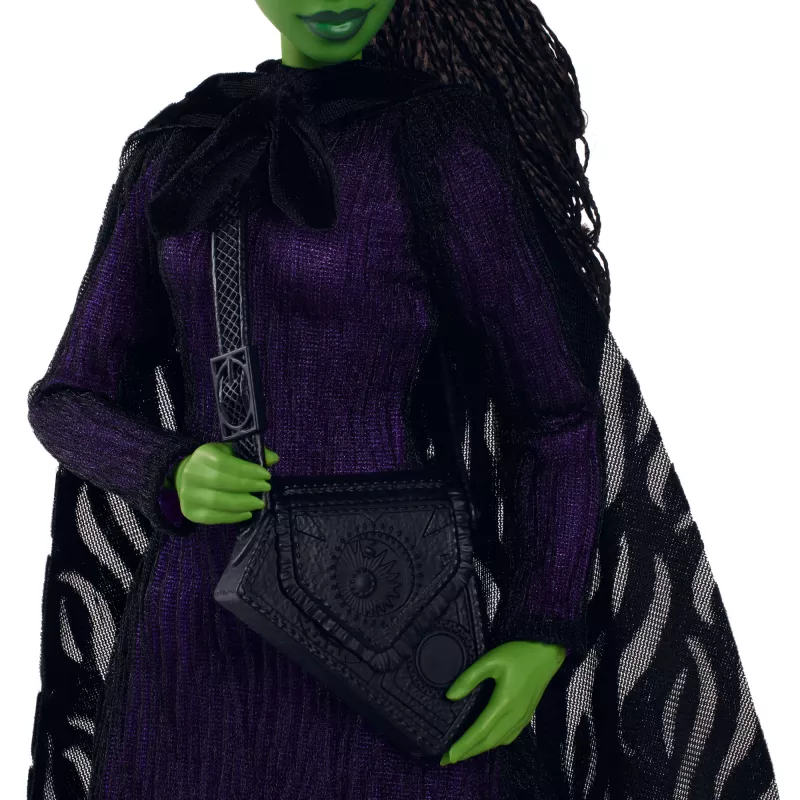 Sammlerpuppe MATTEL Wicked Deluxe Elphaba HXY38 – Charakterfigur, beweglich, detailliertes Kostüm