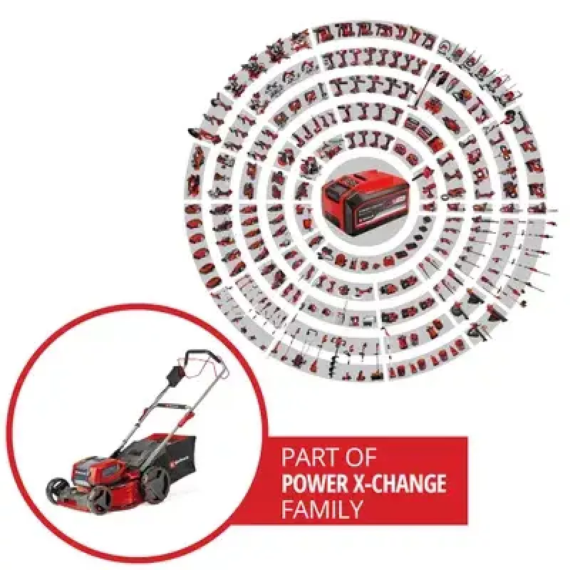 Handrasenmäher Einhell GP-CM 36/47 S Li BL Batterie 47 cm 700 m²