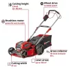 Handrasenmäher Einhell GP-CM 36/47 S Li BL Batterie 47 cm 700 m²