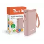 Peach PE110 Etikettendrucker, Thermodirektdruck, Bluetooth, integrierter Akku, pink